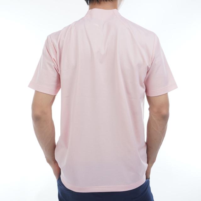 アンパスィ　and per se & GOLF　ストレッチ シャークドビー モックネック半袖Tシャツ_16