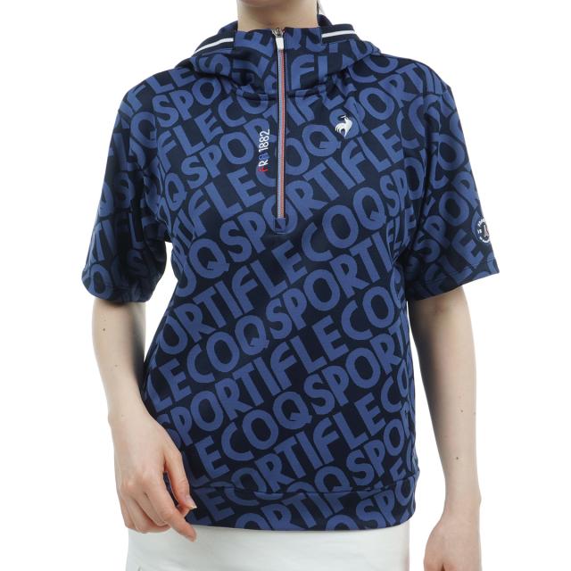 ルコックゴルフ　Le coq sportif GOLF　ストレッチフォーサー ジャカード半袖パーカー　レディスの通販は