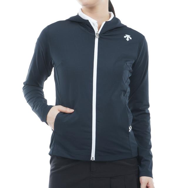 デサントゴルフ　DESCENTE GOLF　ストレッチ フルジップベアスムース フーディージャケット　レディスの通販は