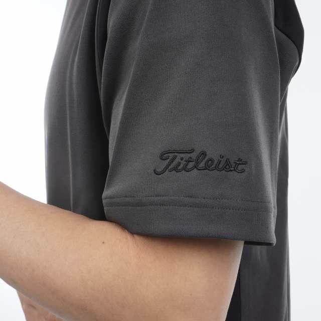 タイトリスト TITLEIST ストレッチ 鹿の子 半袖モックシャツの タイトリスト TITLEIST ストレッチ 鹿の子 半袖モックシャツの