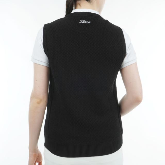 タイトリスト　TITLEIST　クルーネックニットベスト　レディス タイトリスト TITLEIST クルーネックニットベスト レディスの通販はau