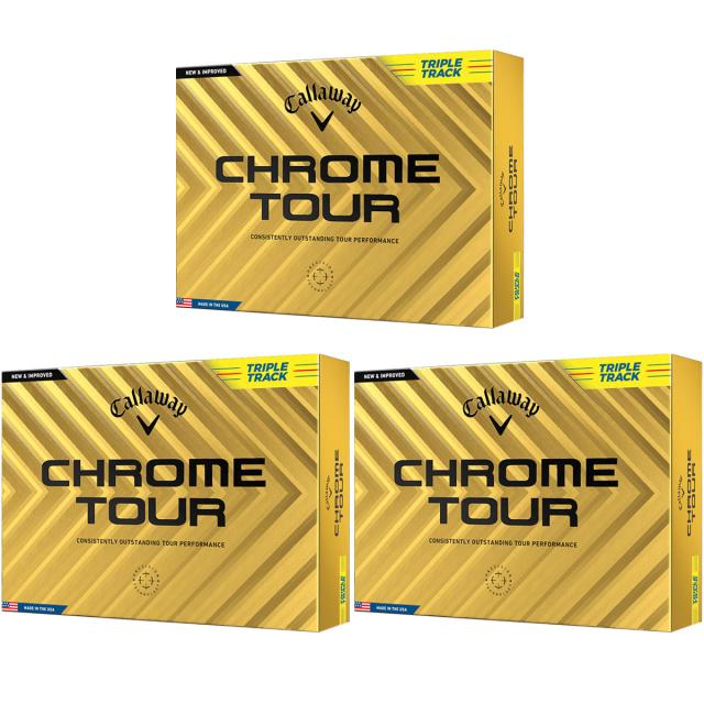 ゴルフボール キャロウェイゴルフ　CHROME TOUR　CHROME TOUR 24 トリプル・トラック ボール 3ダースセットの通販は