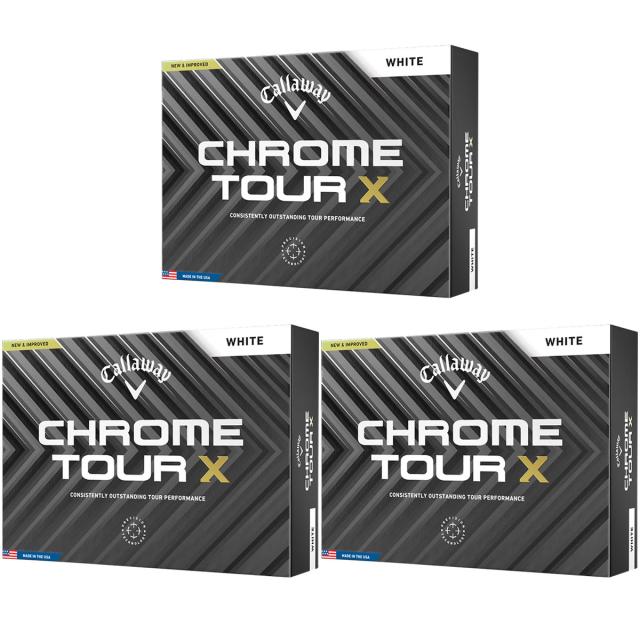 ゴルフボール キャロウェイゴルフ CHROME TOUR CHROME TOUR X 24