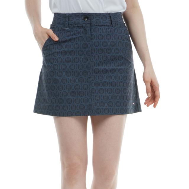 トミー ヒルフィガー ゴルフ TOMMY HILFIGER GOLF ストレッチ シアサッカー モノグラムスカート レディスの通販は 6,381円