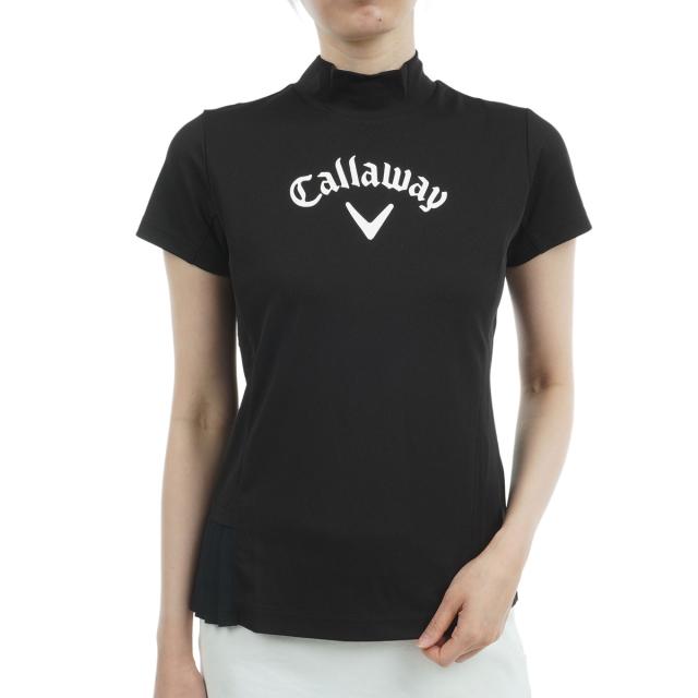 キャロウェイゴルフ　Callaway Golf　裏クールアイレット 鹿の子 半袖モックネックシャツ　レディスの通販は 5,060円