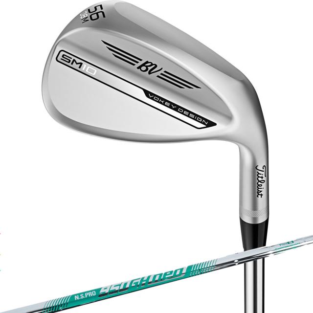 タイトリスト　Vokey　ボーケイデザイン SM10 ツアークローム ウェッジ　シャフト：N.S.PRO 950GH neo　レフティ