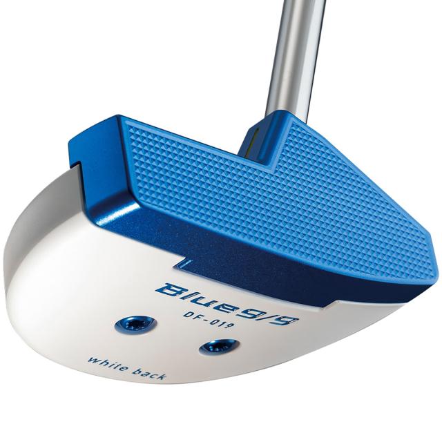 キャスコ　Blue　Blue9／9 ホワイトバック DELTA-FACE DF-019 丸マレット パター　シャフト：KBS CT TOUR PUTTER