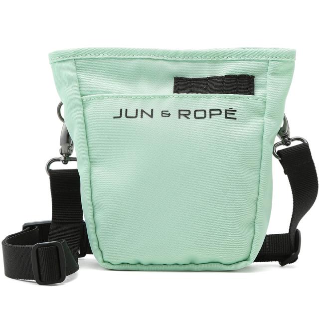 ジュン アンド ロペ JUN & ROPE 2WAY ロゴテープ ウエストポーチ
