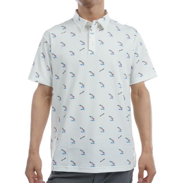 Jun u0026 Ropé フラミンゴ柄半袖モックプルオーバー ジュン アンド ロペ JUN \u0026 ROPE フラミンゴ柄 半袖モックプルオーバー