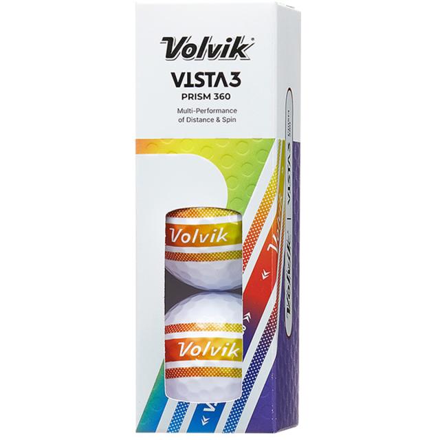 ゴルフボール ボルビック　Volvik　VISTA3 PRISM 360 ボール 3ダースセット