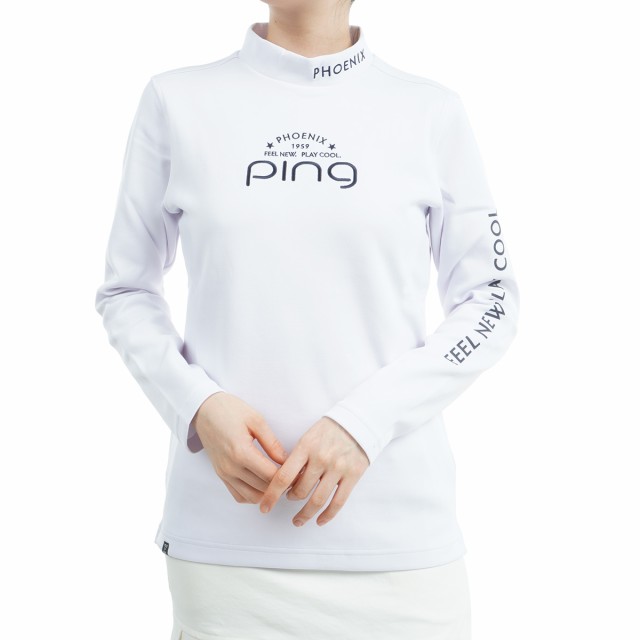 ピン　PING　ニットスムース ハイネック長袖シャツ　レディスの通販は