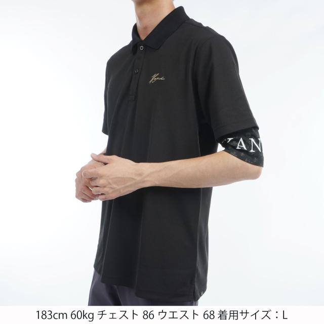 カールカナイゴルフ KARL KANI GOLF ドライ 鹿の子 フェイクレイヤード