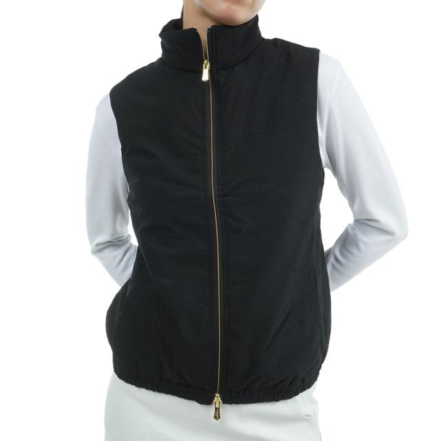 セント・アンドリュース　St ANDREWS　ロゴバックエンボス ストレッチ中綿ベスト　レディスの通販は 14,615円