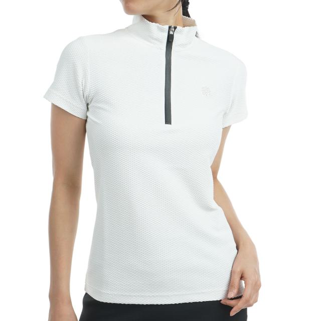 セント・アンドリュース　St ANDREWS　デルタ ストレッチ ハイネック半袖シャツ　レディスの通販は