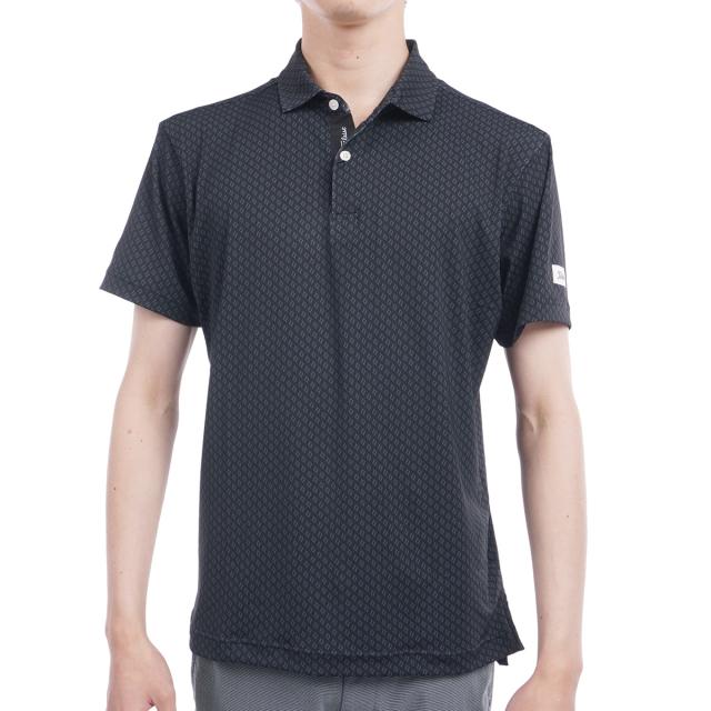 タイトリスト　TITLEIST　ストレッチ モノグラムプリント半袖ポロシャツの通販は 12,012円