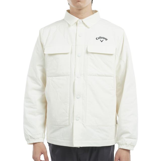 キャロウェイゴルフ　Callaway Golf　シワポリエステル中綿コーチジャケット