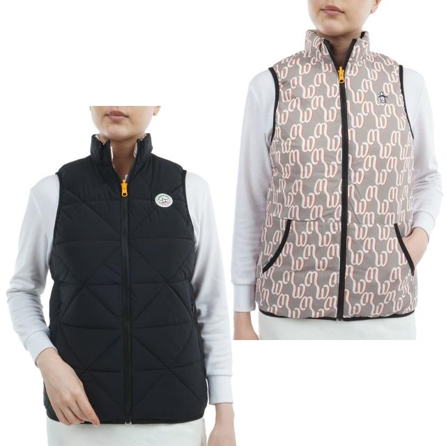 マンシングウェア　Munsingwear　ENVOY リバーシブル 中綿ベスト　レディスの通販は