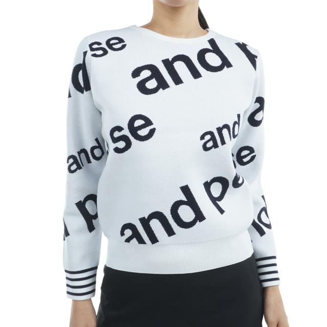 アンパスィ　and per se　ストレッチ ソリストヒートクルーネックセーター　レディスの通販は