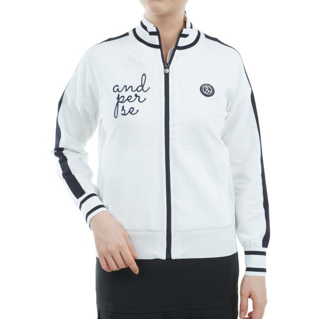 アンパスィ　and per se　ストレッチ アクティブニットブルゾン　レディスの通販は