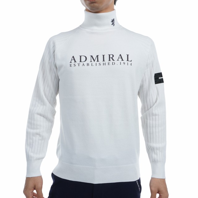 アドミラル　Admiral　2段ロゴ タートルネックセーター