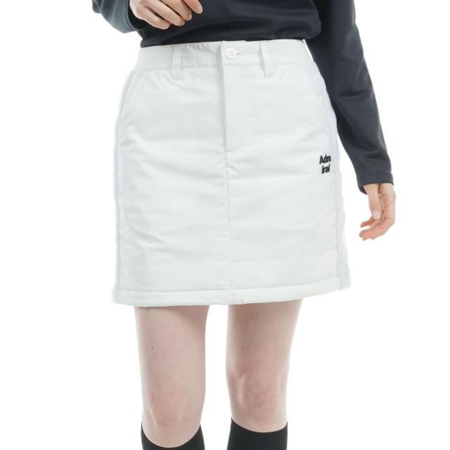 新品Admiral ストレッチ ボアミックス 中綿スカート ネイビー　LL セール新品Admiral ストレッチ ボアミックス 中綿スカート ネイビー LL