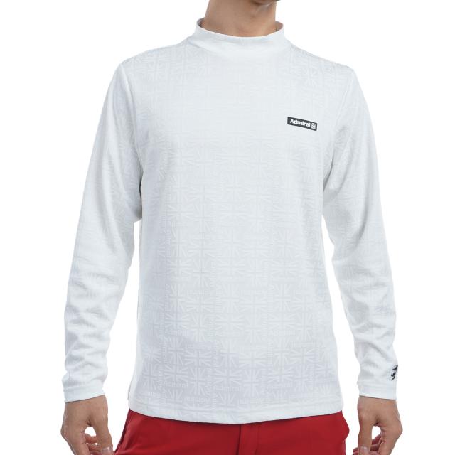 アドミラル　Admiral　UJジャカード モックネック長袖シャツ