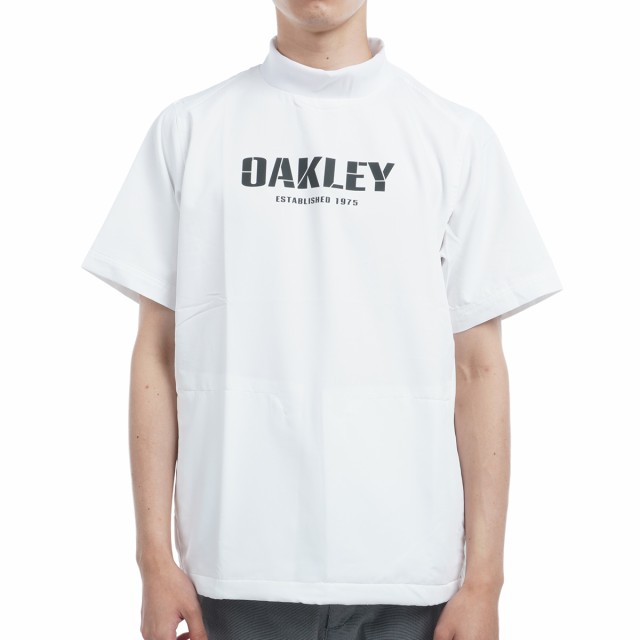 オークリー　OAKLEY　ストレッチ モックネック半袖プルオーバー