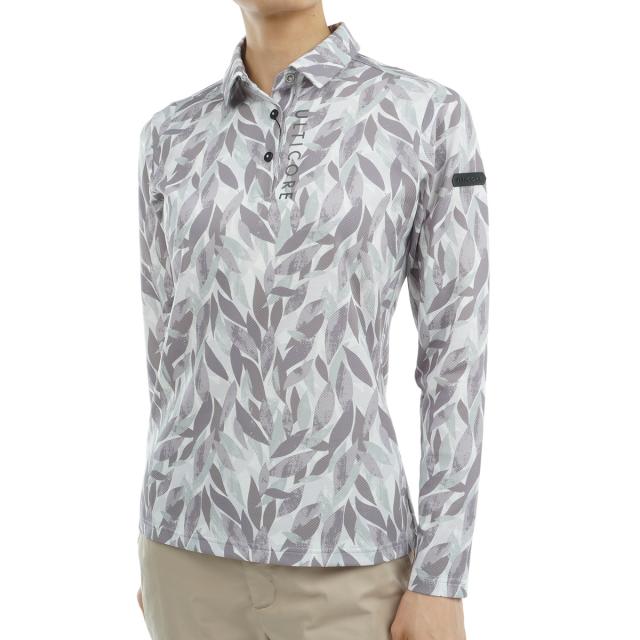 ブリヂストン　BRIDGESTONE GOLF ULTICORE　4Dimotion Fit Split Raglan Sleeve ストレッチ 共衿長袖ポロシャツ　レディスの通販は