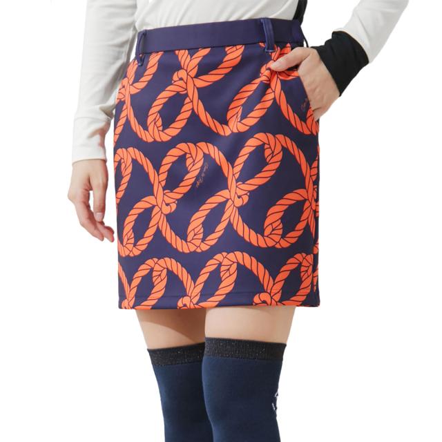 ジュン アンド ロペ　JUN & ROPE　ロープ柄 後ろゴムスカート　レディスの通販は