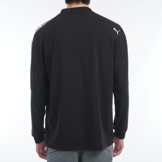 プーマ　PUMA　PC ストレッチ ジャカードテープライン モックネック長袖シャツの通販は