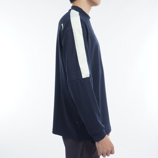 プーマ　PUMA　PC ストレッチ ジャカードテープライン モックネック長袖シャツの通販は