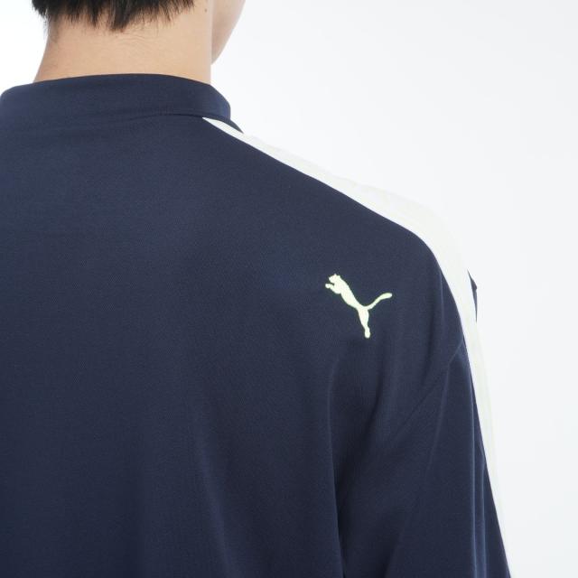 プーマ　PUMA　PC ストレッチ ジャカードテープライン モックネック長袖シャツの通販は