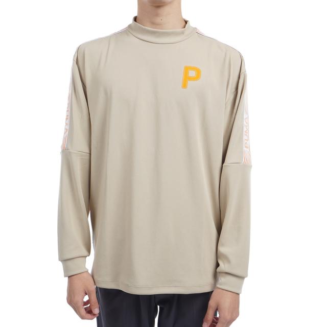 プーマ　PUMA　PC ストレッチ ジャカードテープライン モックネック長袖シャツの通販は