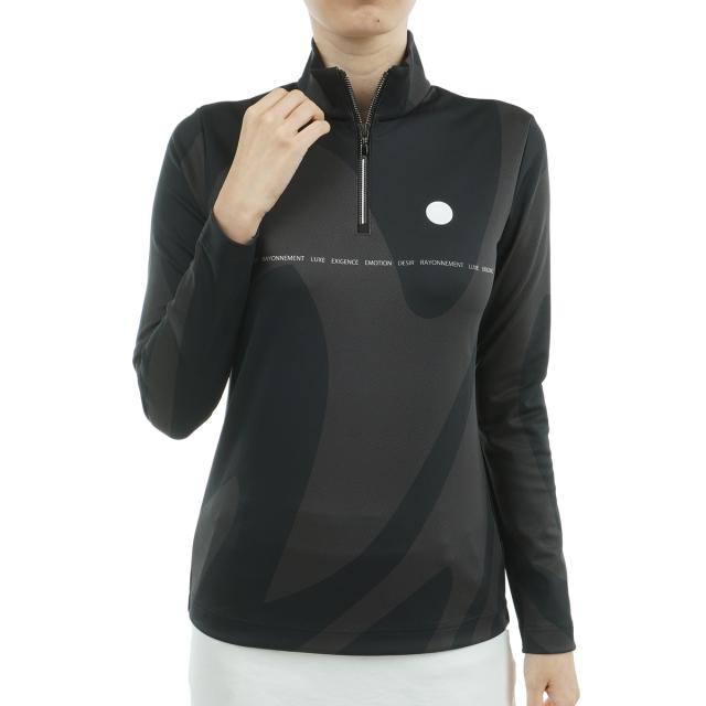 ランバンスポールのハイネック　レディース ランバン スポール LANVIN SPORT ハイネック長袖シャツ【吸汗