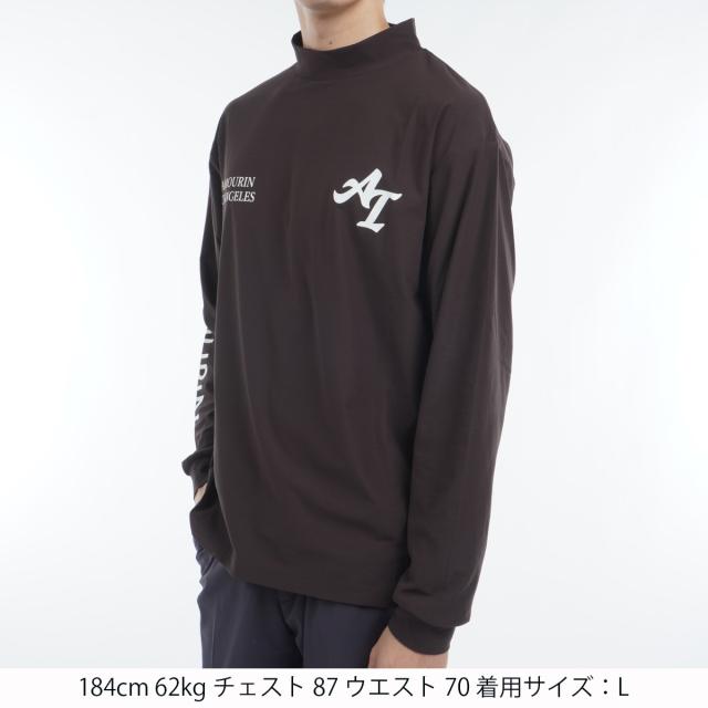 ARMOURIN アーマーイン ルーズフィットモックネック L/S TEE アーマーイン ARMOURIN ルーズ モックネック 長袖Tシャツの通販はau