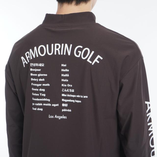 ARMOURIN アーマーイン ルーズフィットモックネック L/S TEE アーマーイン ARMOURIN ルーズ モックネック 長袖Tシャツの通販はau