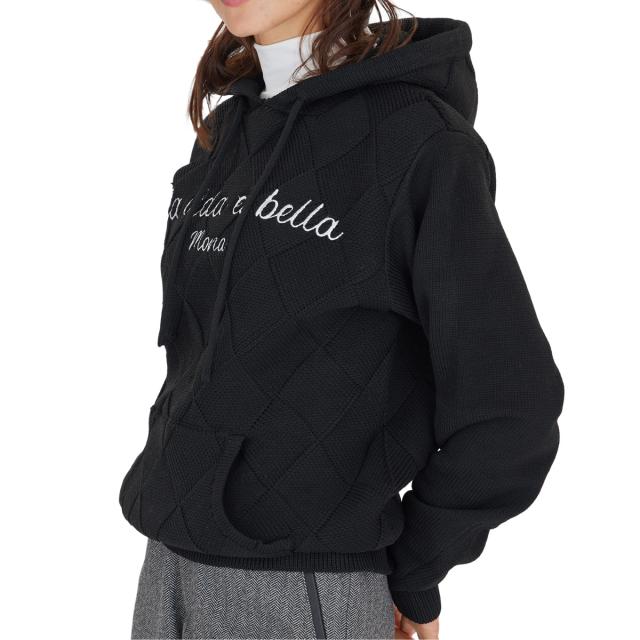 デルソルゴルフ DELSOL GOLF ストレッチ ロゴパーカー ゴルフウェア