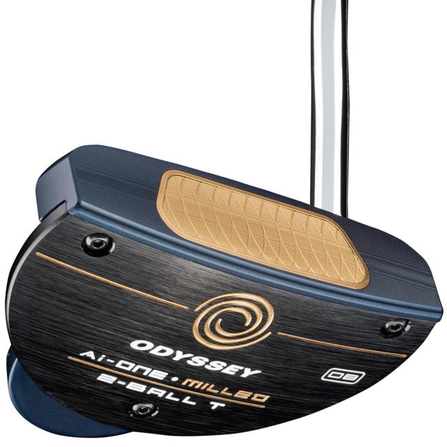 オデッセイ　AI-ONE MILLED　Ai-ONE MILLED 2-BALL T DB パター　シャフト：STROKE LAB 90