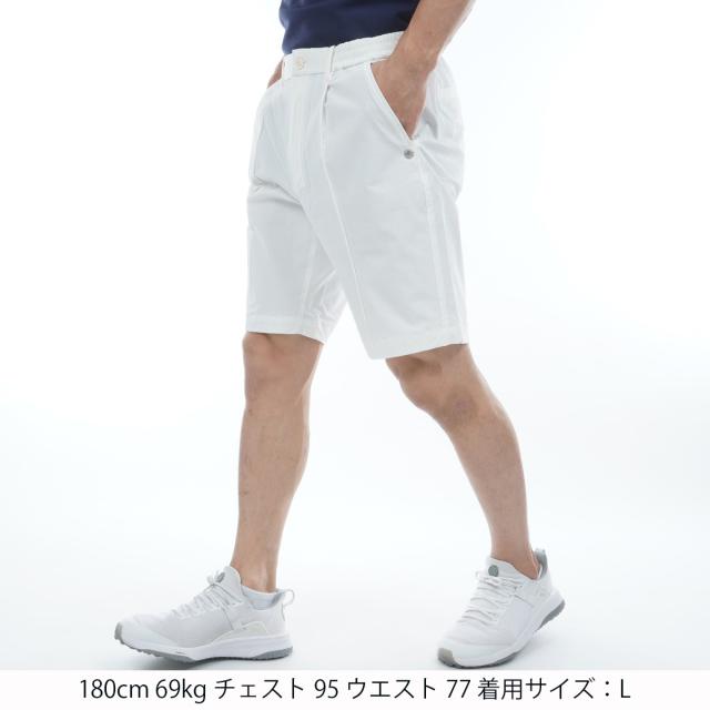 セント・アンドリュース　St ANDREWS　ナイロンドビー ストレッチショートパンツ_1