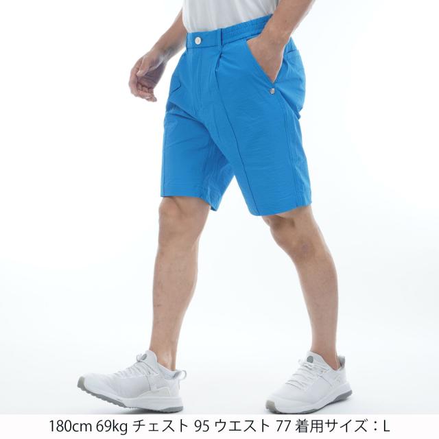 セント・アンドリュース　St ANDREWS　ナイロンドビー ストレッチショートパンツ_4