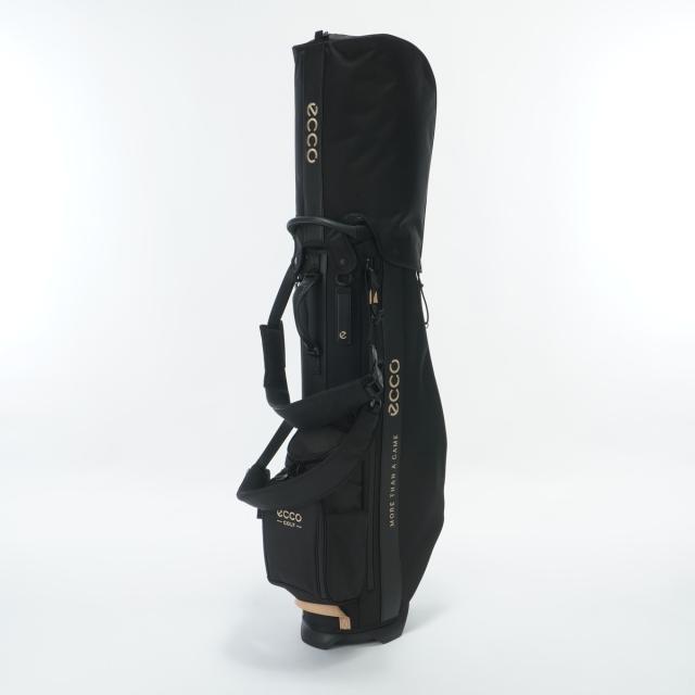ecco IMPORT COLLECTION スタンド式キャディバッグ ブラック ecco エコー 数量限定 IMPORT COLLECTION スタンドキャディバッグの