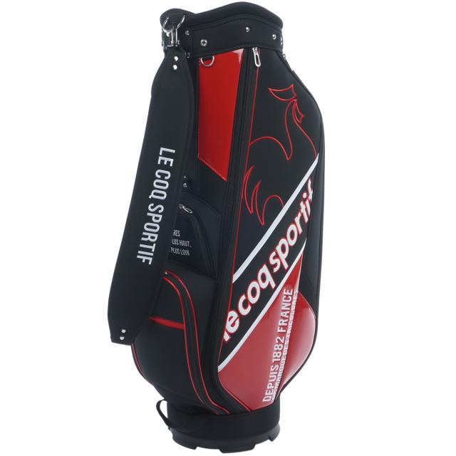 ルコックスポルティフ ゴルフ　Le coq sportif GOLF　シューズ収納可能フード採用 軽量キャディバッグ