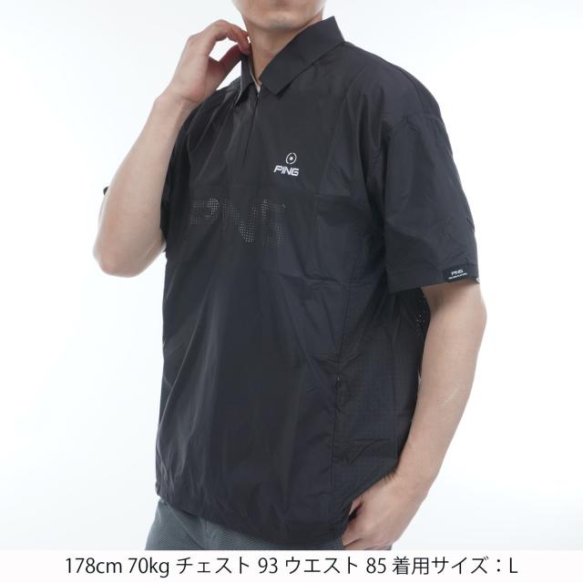ピン PING コーデュラ半袖ハーフジップブルゾンの通販はau PAY