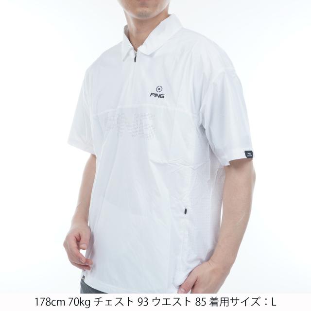 ピン PING コーデュラ半袖ハーフジップブルゾンの通販はau PAY