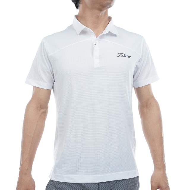 Titleist レディース ホワイト シャツ Tシャツ 半袖 ゴルフウェア人気 Titleist レディース ホワイト シャツ Tシャツ 半袖 ゴルフ