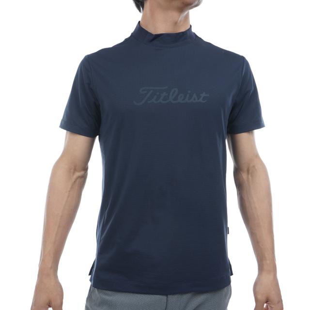 タイトリスト TITLEIST2024年 ミラノリブボーダーモック半袖セーター -E3-83-9B-E3-83-AF-E3-82-A4-E3