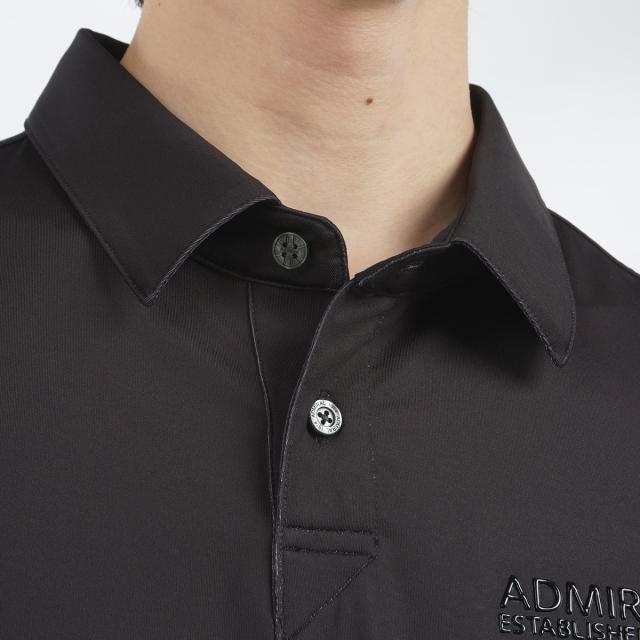 アドミラル　Admiral　ストレッチ グラデーションボーダー プリント半袖ポロシャツ_10