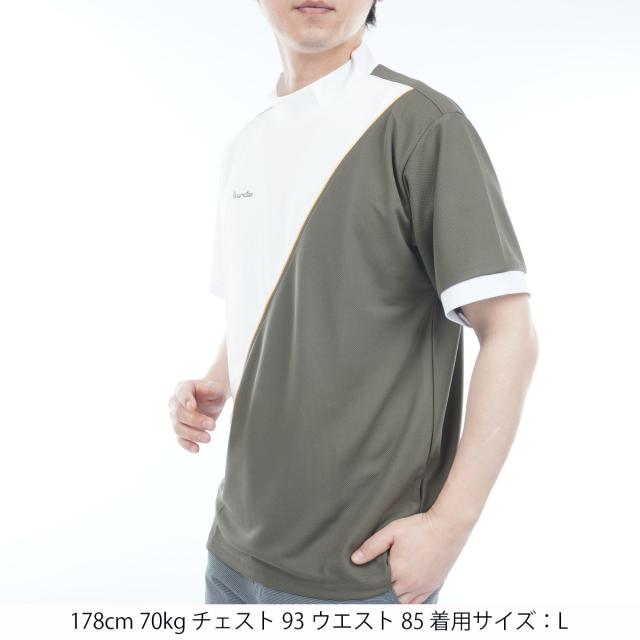 レザレクション モックネック 半袖 メンズ Ｍ レザレクション モックネック 半袖 メンズ M MOCKNECK