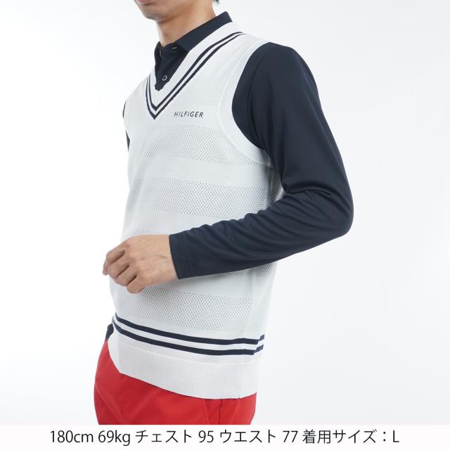 トミー ヒルフィガー ゴルフ TOMMY HILFIGER GOLF シャドーストライプ