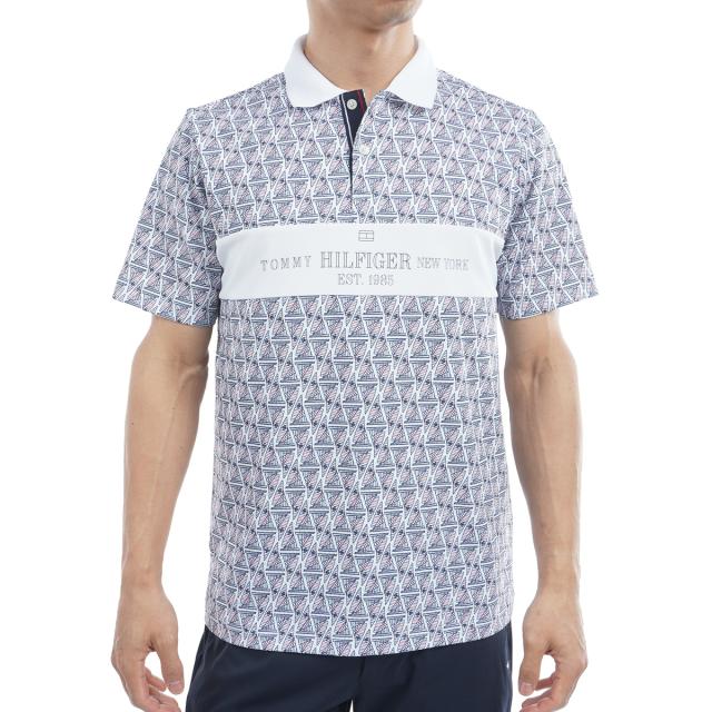 トミー ヒルフィガー ゴルフ　  GOLF　ヨットプリント 半袖ポロシャツ
